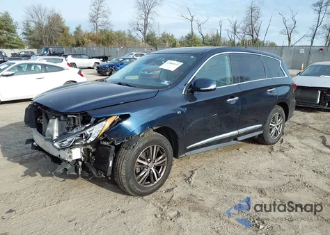 2020 Infiniti Qx60 Pure Awd из США, поврежденный, VIN 5N1DL0MM8LC523514